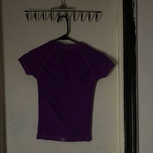 Purple Short Sleeve Top